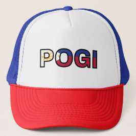 PinoyDesigns "POGI" トラッカーズハット キャップ