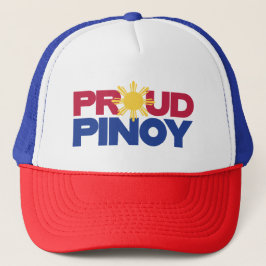 PinoyDesigns "Proud Pinoy" Trucker Hat キャップ