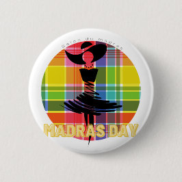 PINS LOGO MADRAS DAY  缶バッジ