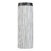 Pinstripesラインパターン手作りミニマリスト タンブラー (裏面)