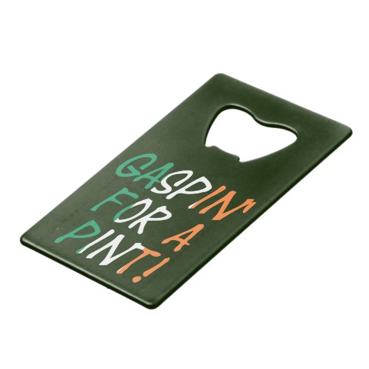 PintオーバーレイBocntのGaspin クレジットカード栓抜き (正面アングル)