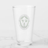 Pint Glass上のCUAAロゴ タンブラーグラス (裏面)