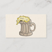 pint-of-beer-vector、名前、住所1、住所2... 名刺 (裏面)