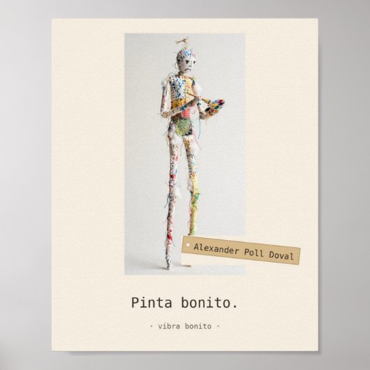 Pinta bonito — 布製の玩具のポスター ポスター (正面)