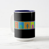 pintadeau pintadine ツートーンマグカップ (正面左)