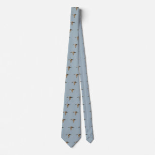 Pintailのアヒルの飛行中にタイ(余りに支持して下さい印刷される) ネクタイ