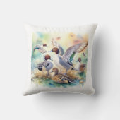 Pintail Duck Abanico pechipinto 020624AREF107 - Wa クッション (裏面)