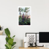 Pintando al libre (Autorretrato) ポスター (ホームオフィス)