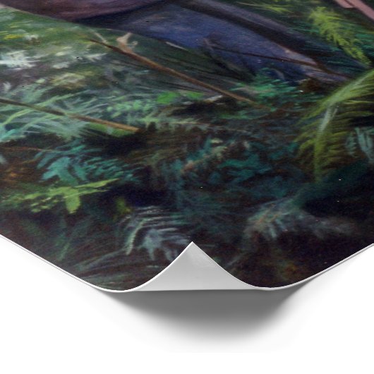 Pintando al libre (Autorretrato) ポスター (角)