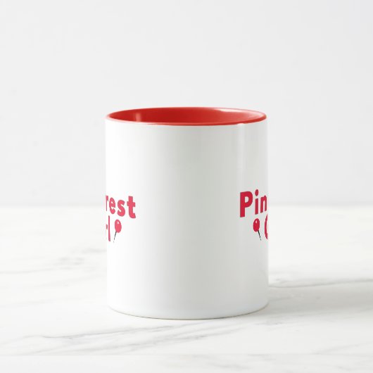 PInterest女の子 マグカップ (中央)