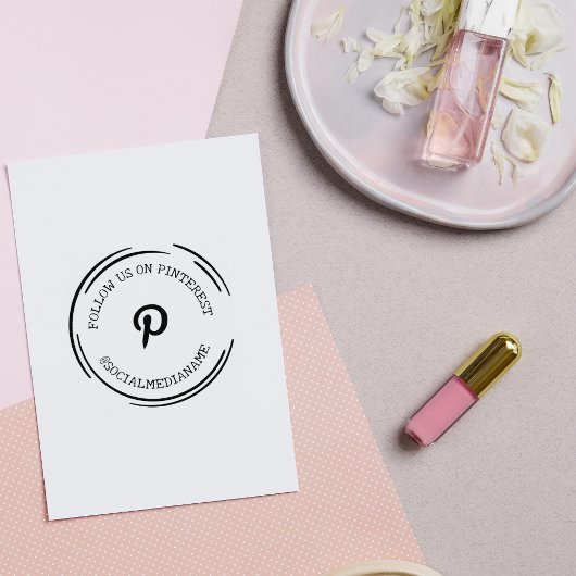 Pinterest、後を追ソーシャルメディアに関するUs/Me ラバースタンプ