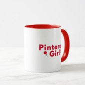 Pinterest Girl マグカップ (正面右)