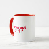 Pinterest Girl マグカップ (正面左)