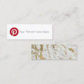 pintrest名刺 スキニー名刺 (正面/裏面)