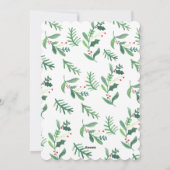 Pintura de Acuarela | Feliz Navidad シーズンカード (裏面)