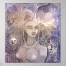 Pintura digital realizada en Photoshop con tableta ポスター