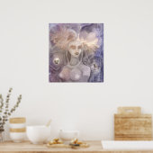 Pintura digital realizada en Photoshop con tableta ポスター (キッチン)