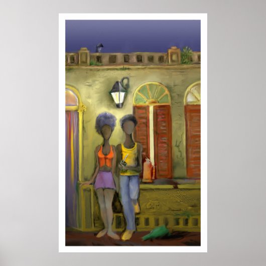 Pintura digital realizada en Photoshop con tableta ポスター (正面)