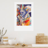 Pintura digital realizada en Photoshop con tableta ポスター (キッチン)