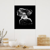 Pintura digital realizada en Photoshop con tableta ポスター (キッチン)