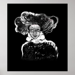 Pintura digital realizada en Photoshop con tableta ポスター