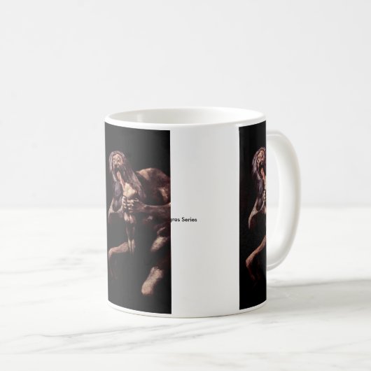 Pinturas Negrasからの彼の息子をむさぼり食う土星 コーヒーマグカップ (正面右)