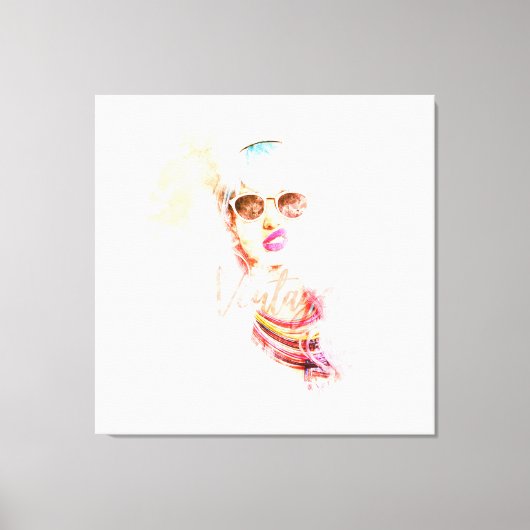 Pinup Girl  キャンバスプリント (正面)