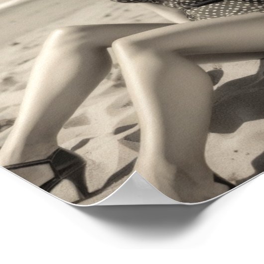 pinup plage ポスター (角)