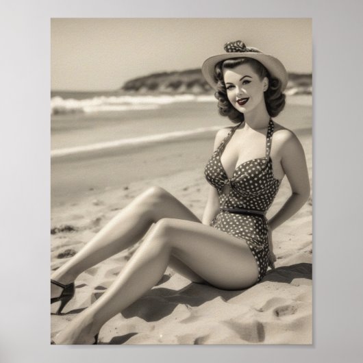 pinup plage ポスター (正面)