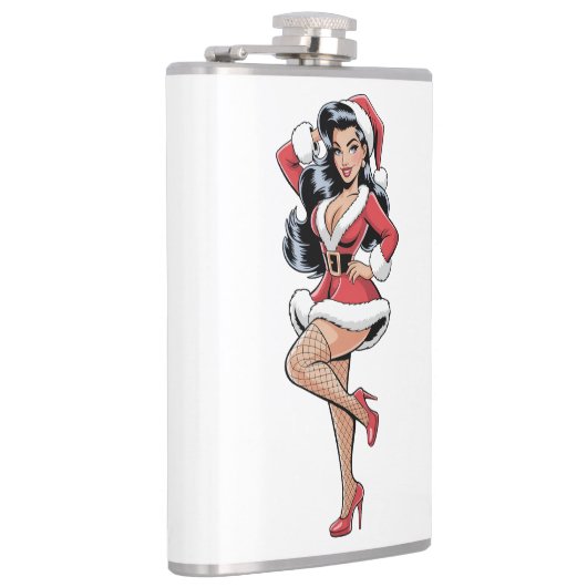 Pinup Santa Babe フラスク (右)