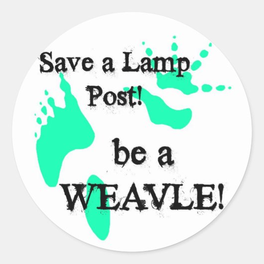 PinWeavleRun ラウンドシール (正面)