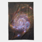PinwheelでのStarbirth: M101銀河系 キッチンタオル (縦)