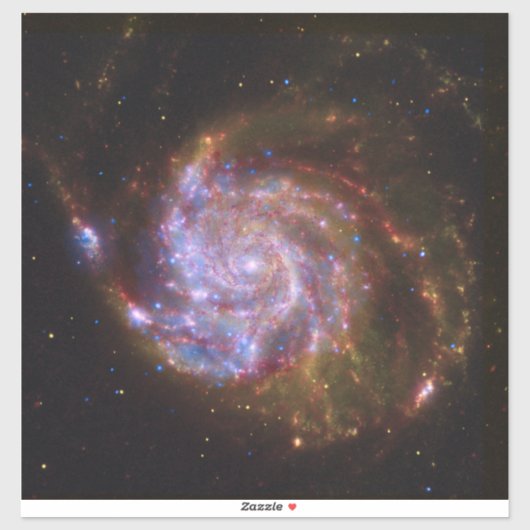 PinwheelでのStarbirth: M101銀河系 シール (シート)