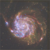 PinwheelでのStarbirth: M101銀河系 シール (正面)