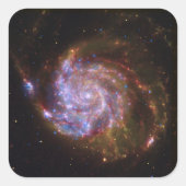 PinwheelでのStarbirth: M101銀河系 スクエアシール (正面)