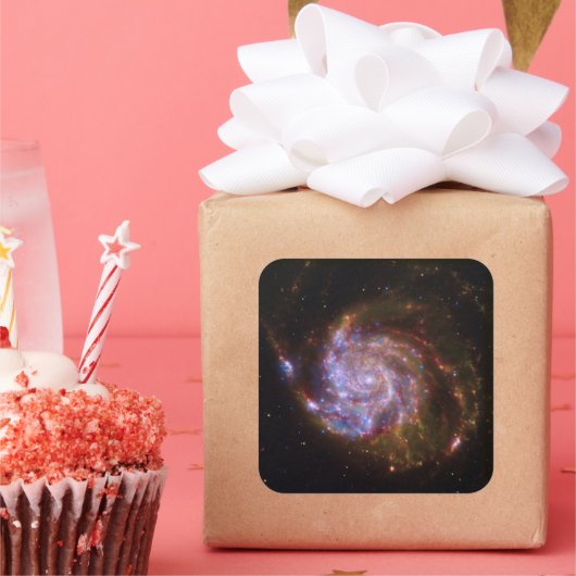 PinwheelでのStarbirth: M101銀河系 スクエアシール (パーティー)