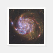 PinwheelでのStarbirth: M101銀河系 スタンダードカクテルナプキン (正面)