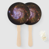 PinwheelでのStarbirth: M101銀河系 ハンドファン (正面&裏面)