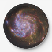 PinwheelでのStarbirth: M101銀河系 ペーパープレート (正面)