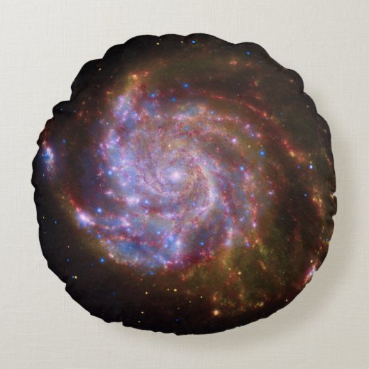 PinwheelでのStarbirth: M101銀河系 ラウンドクッション (正面)
