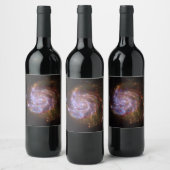 PinwheelでのStarbirth: M101銀河系 ワインラベル (ボトル)