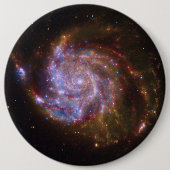 PinwheelでのStarbirth: M101銀河系 缶バッジ (正面)