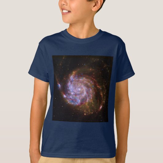 PinwheelでのStarbirth: M101銀河系 Tシャツ (正面)