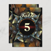 Pinwheelテーブル番号葉書 ポストカード (正面/裏面)