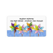 Pinwheelラベル ラベル (正面)