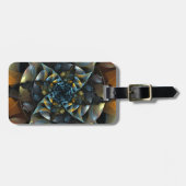 Pinwheel抽象芸術アートアドレス ラゲッジタグ (正面横)