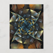 Pinwheel抽象芸術アートポストカード ポストカード (正面)