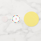 Pinwheel Confetti - Preppy & Modern Design  コンフェッティ (裏面)