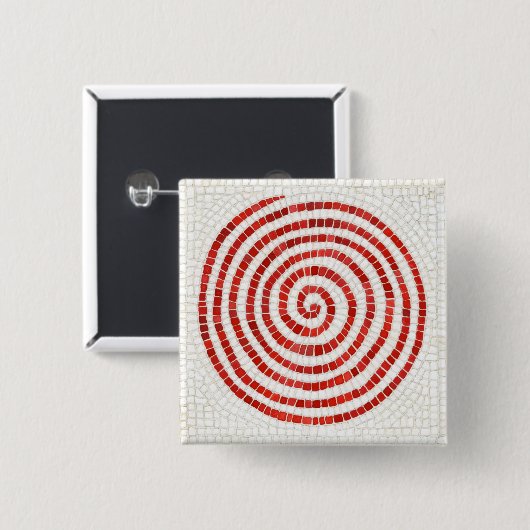 PINWHEEL MOSAIC スクエアボタン 缶バッジ (正面&裏面)