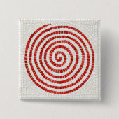 PINWHEEL MOSAIC スクエアボタン 缶バッジ (正面)